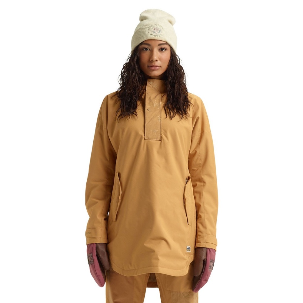 Burton Women's Mustard/Tan Ski Pullover Jacket